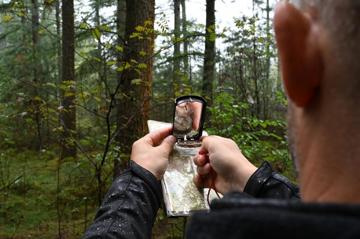 gave Bushcraft activiteit op de veluwe